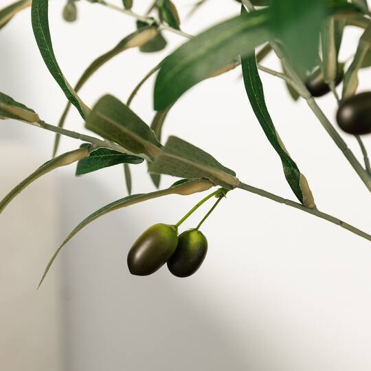 Glitzhome® 4ft. Faux Olive Tree in Pot